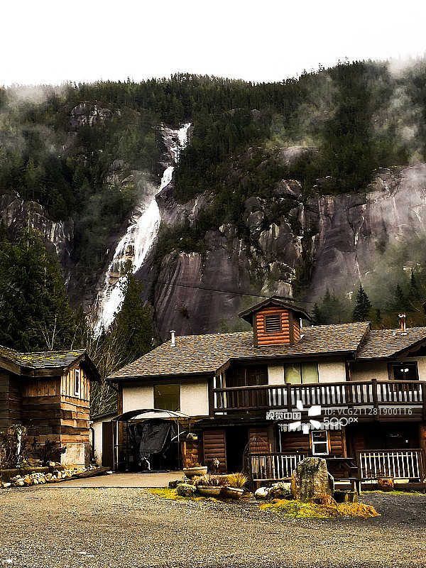 香农瀑布图片素材