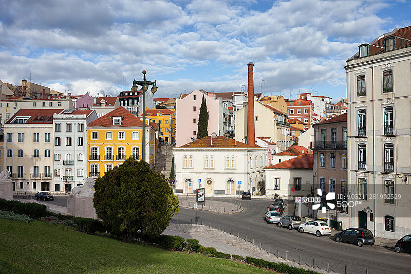 葡萄牙里斯本城市天际线图片素材
