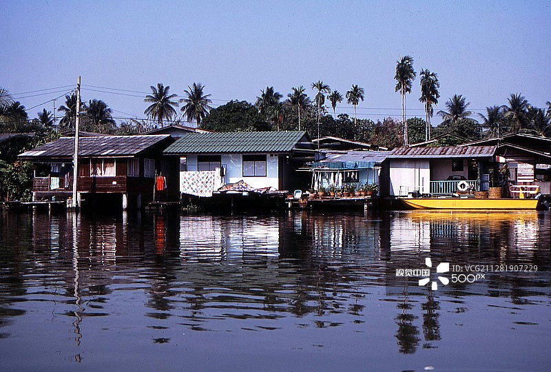泰国曼谷湄南河图片素材