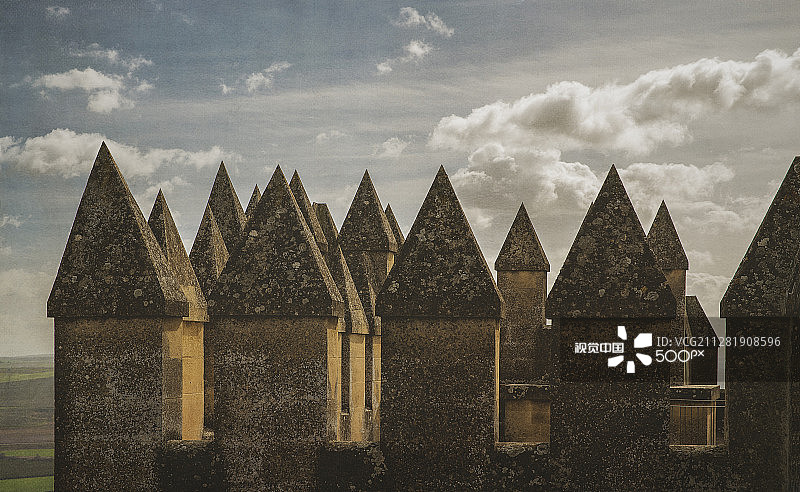 安达卢西亚的城垛图片素材