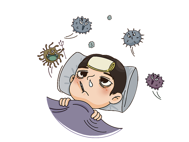 生病的人图片素材