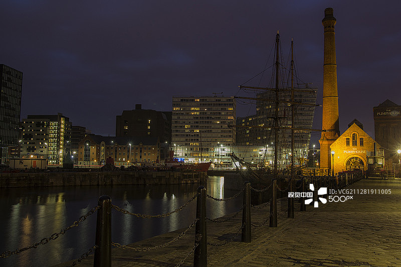 利物浦阿尔伯特码头图片素材