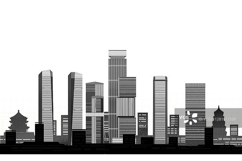 西安地标图片素材