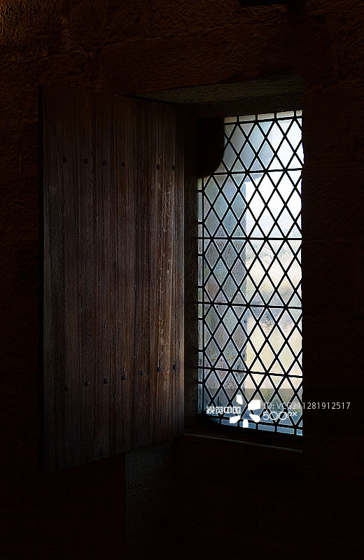 法国卡尔卡松的要塞墙图片素材