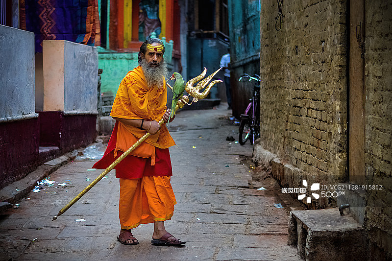 不可思议的印度：瓦拉纳西短途旅行图片素材