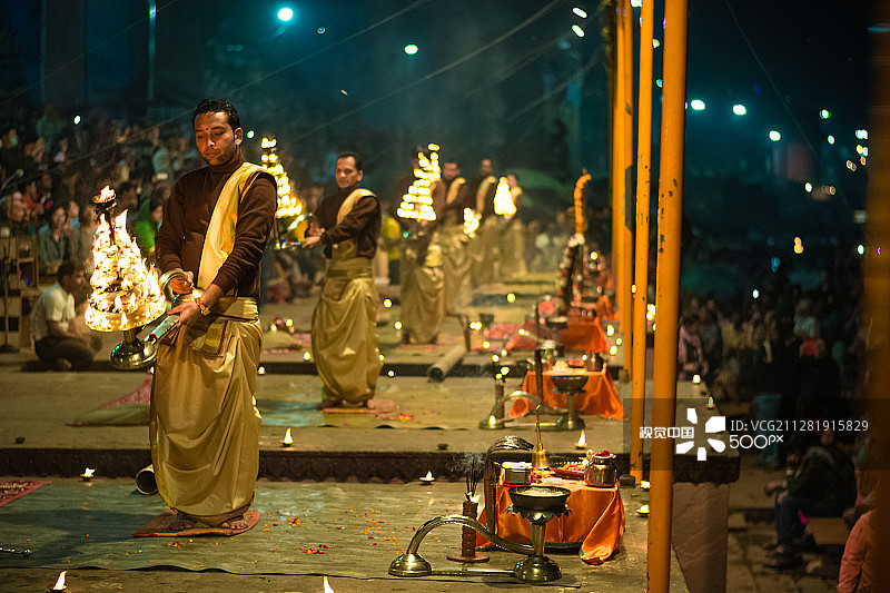 不可思议的印度：瓦拉纳西短途旅行图片素材