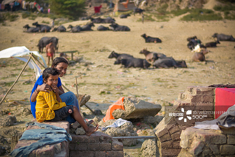 不可思议的印度：瓦拉纳西短途旅行图片素材