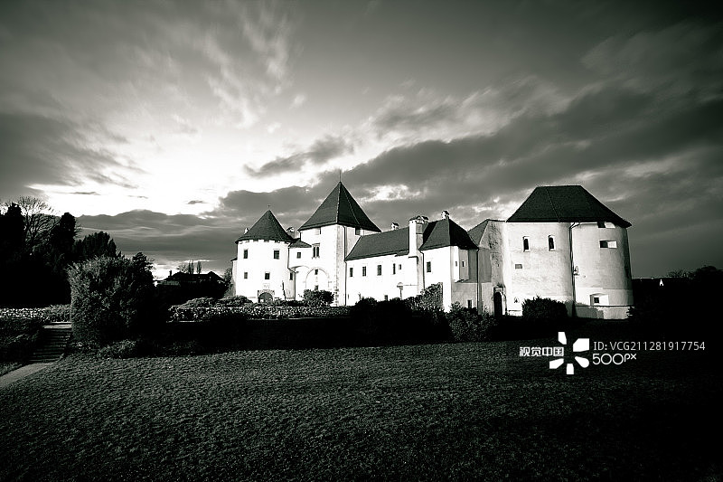 瓦拉日丁镇的历史地标图片素材