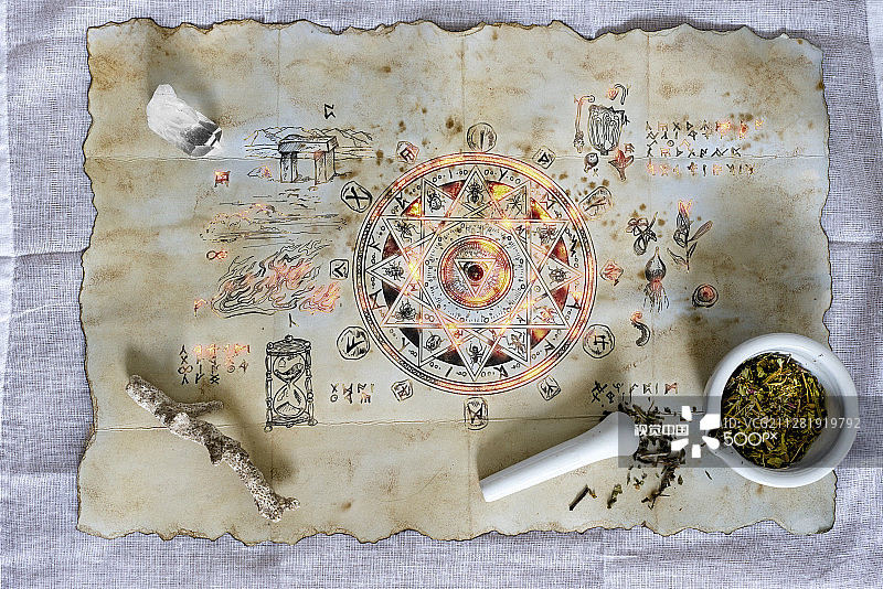 魔法咒语图片素材