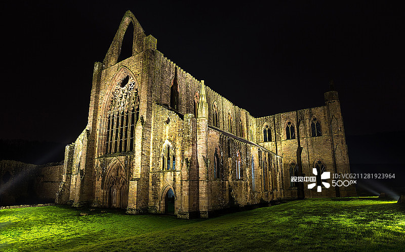 廷特恩修道院图片素材