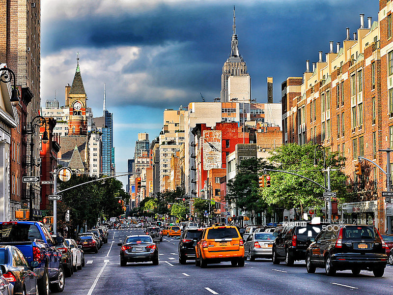 第七大道图片素材