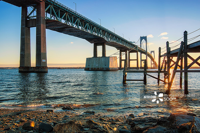 新港大桥图片素材