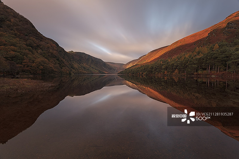 爱尔兰威克洛郡格兰达洛图片素材