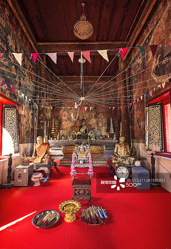 Tung Sri Muang佛教寺庙图片素材