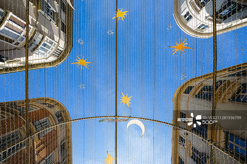 马拉加的拉里奥斯大街街景图片素材