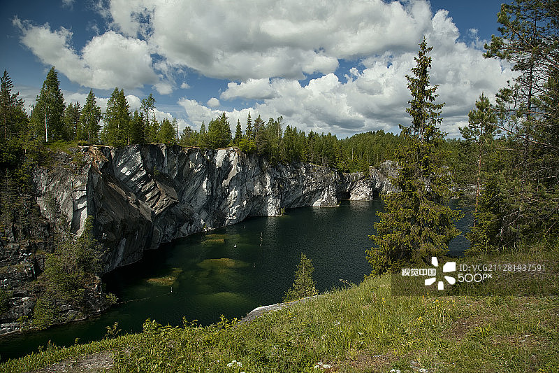 大理石采石场图片素材