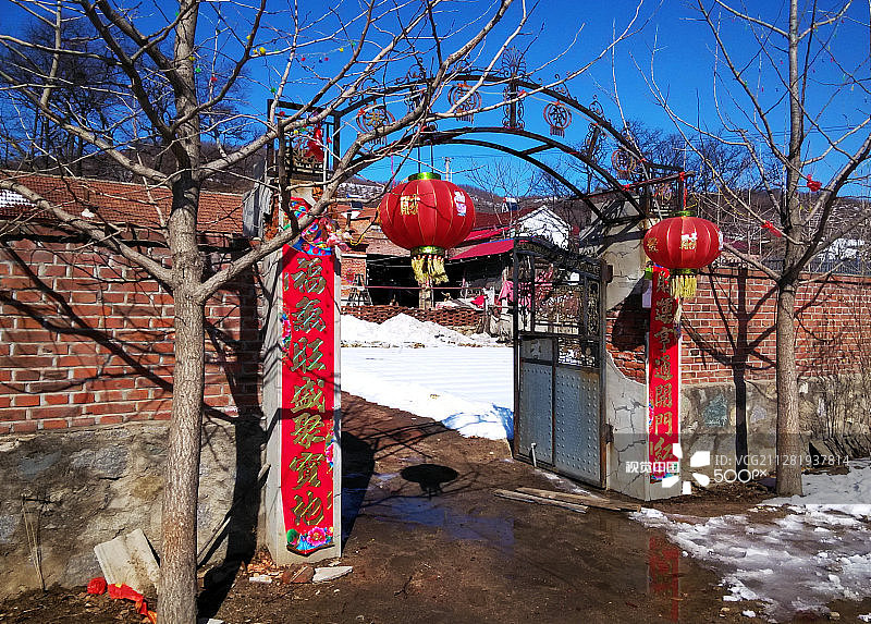 春节门图片素材