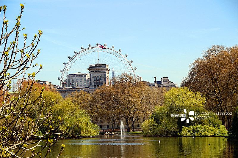 伦敦圣詹姆斯公园图片素材