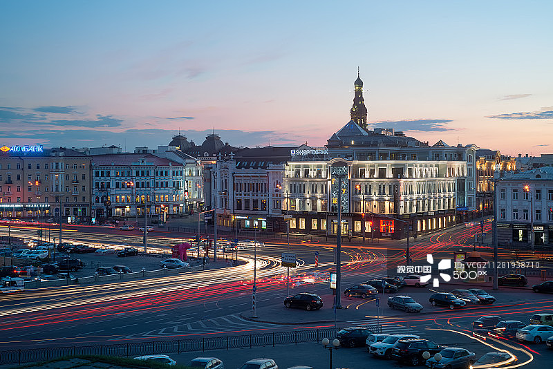 喀山的图卡亚广场图片素材