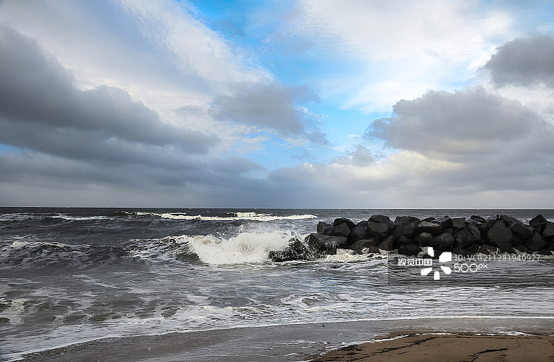 海洋风暴图片素材
