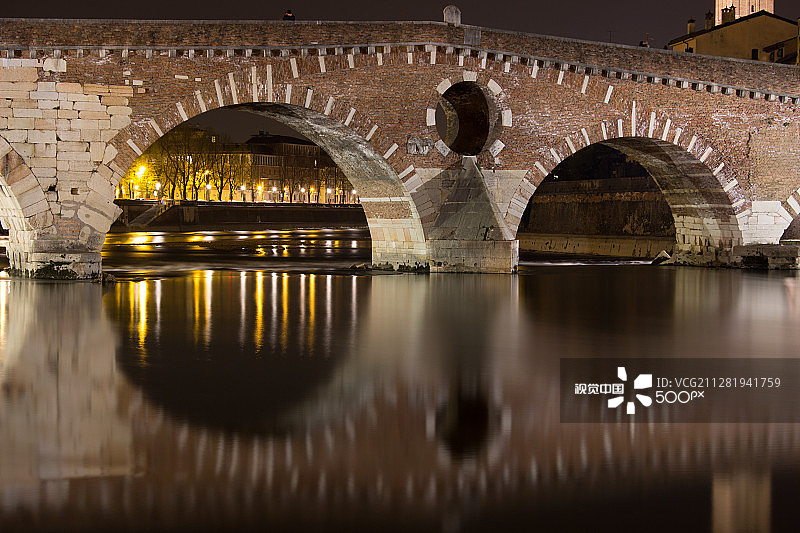 维罗纳石桥图片素材
