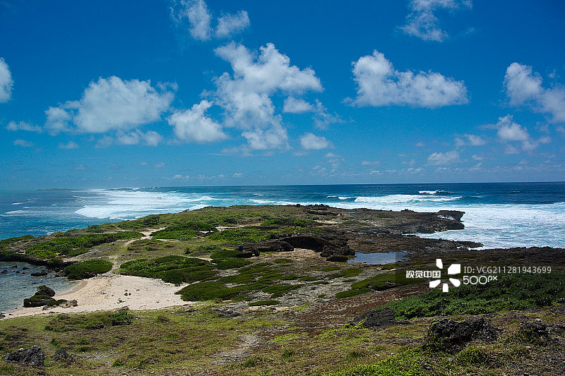 毛里求斯岛的富凯岛图片素材