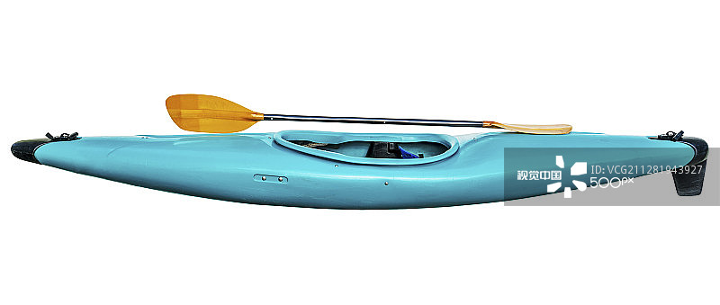 带桨的白浪皮划艇图片素材