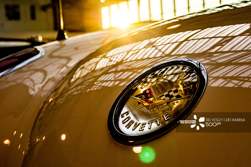克尔维特跑车图片素材