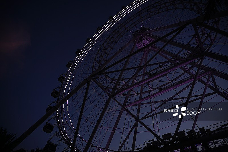 奥兰多之眼日落景色图片素材