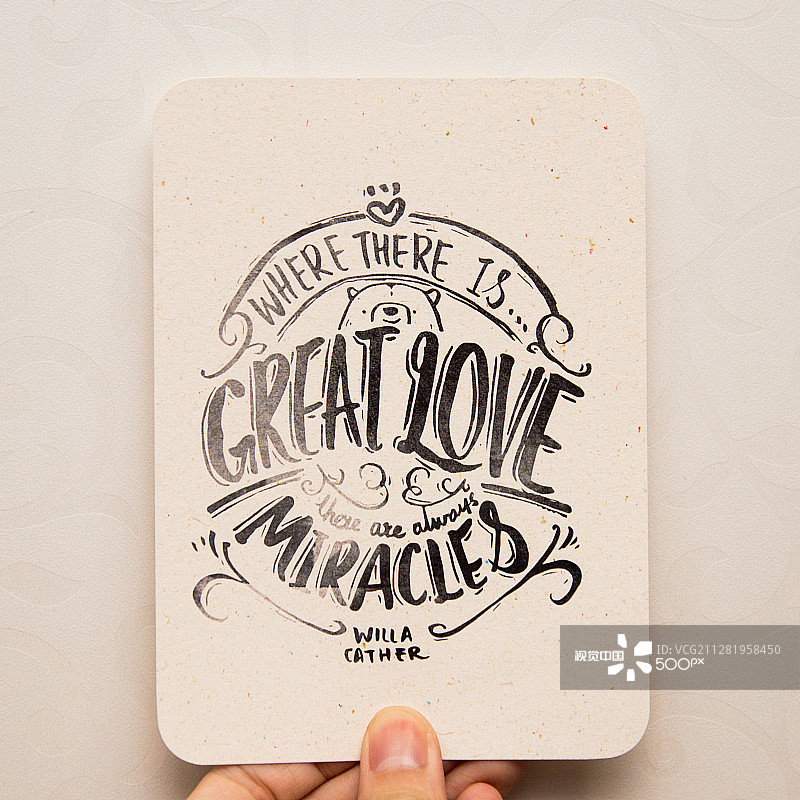 婚礼明信片图片素材