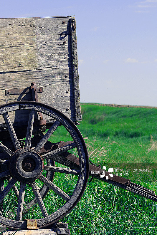 古董木制马车图片素材