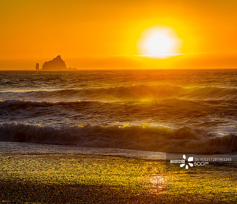 奥林匹克半岛的日落图片素材