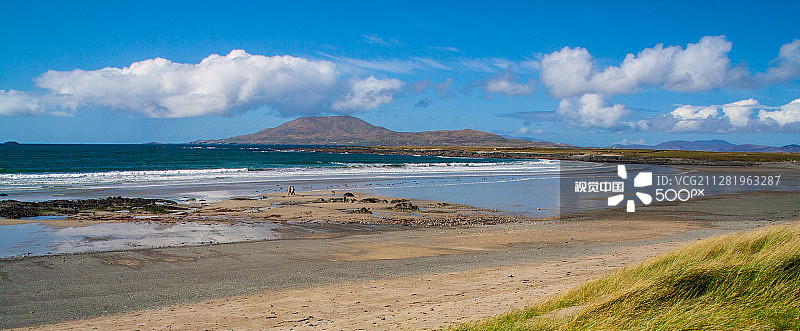 克莱尔岛上空的云彩图片素材