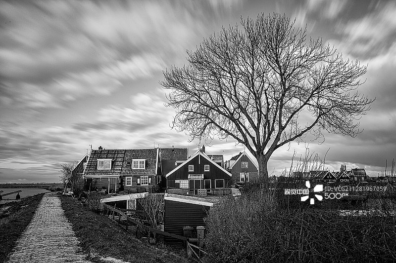 荷兰马肯风光图片素材