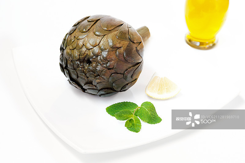 水煮朝鲜蓟图片素材