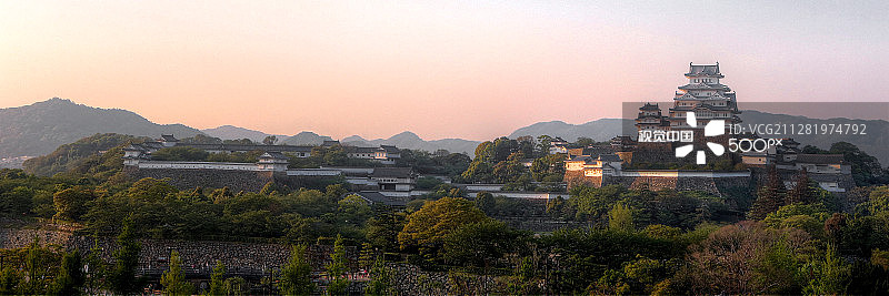 白鹭城堡图片素材