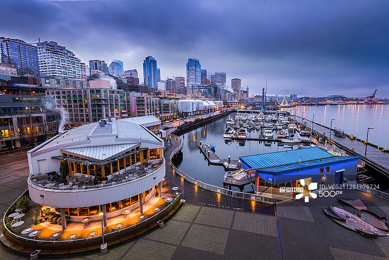 西雅图66号码头图片素材