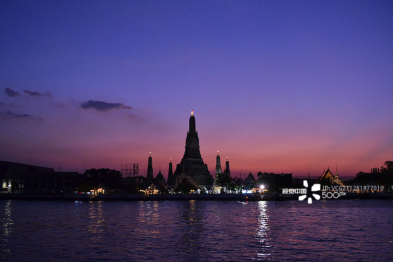 郑王庙夜景图片素材