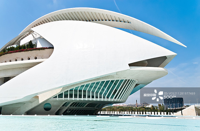 西班牙巴伦西亚索菲亚王后艺术歌剧院图片素材