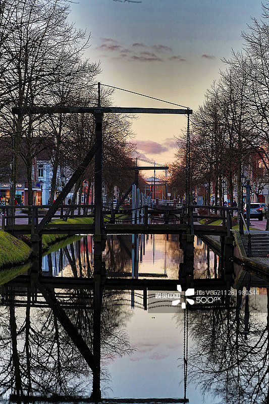 帕彭堡桥梁图片素材