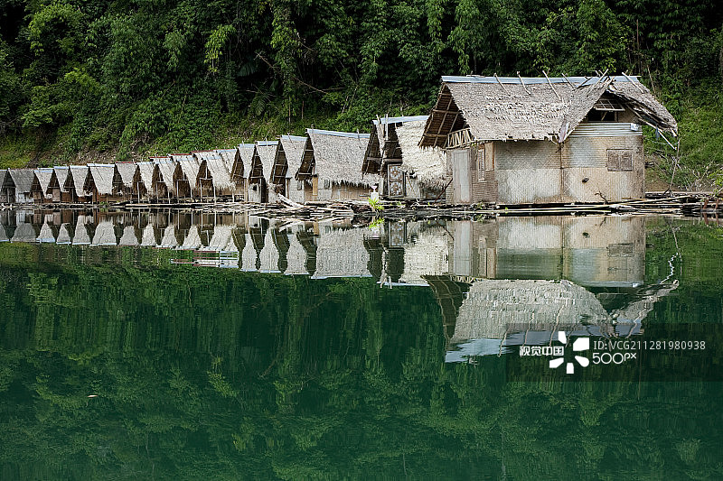 考索国家公园的木筏房屋图片素材