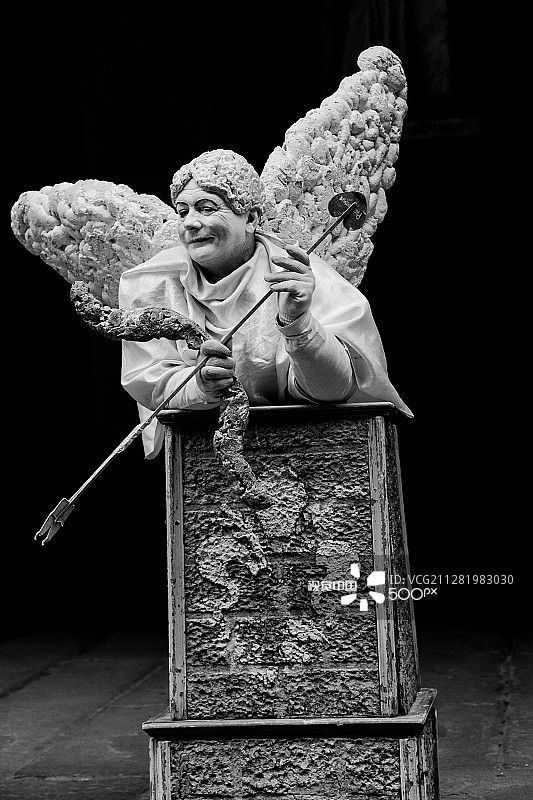 街头艺术家图片素材