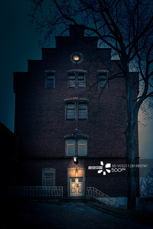 废弃监狱图片素材