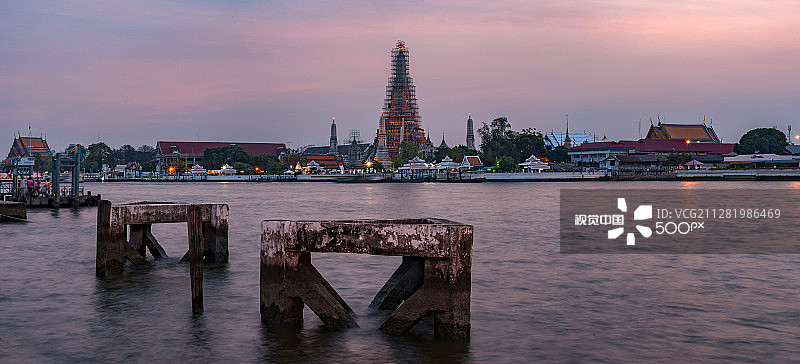 泰国曼谷郑王庙图片素材