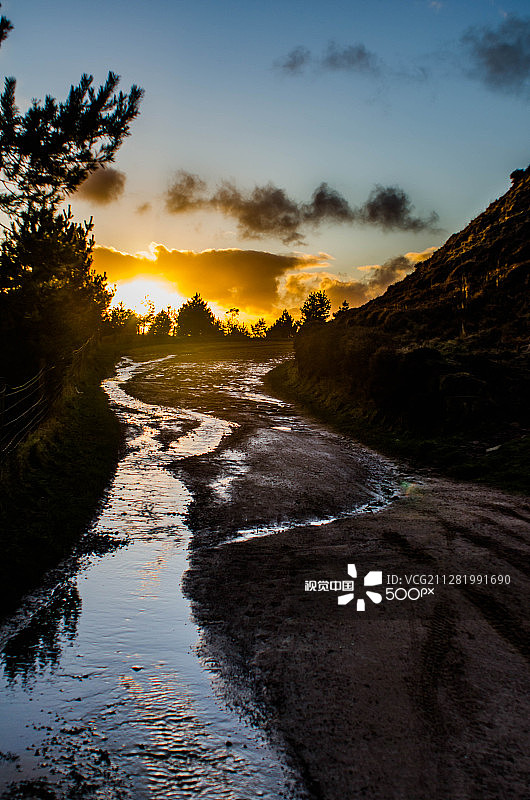 流动路径图片素材