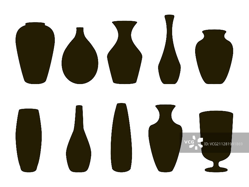 陶瓷花瓶系列图片素材