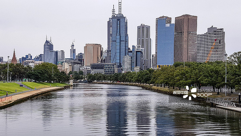 墨尔本雅拉河风光图片素材