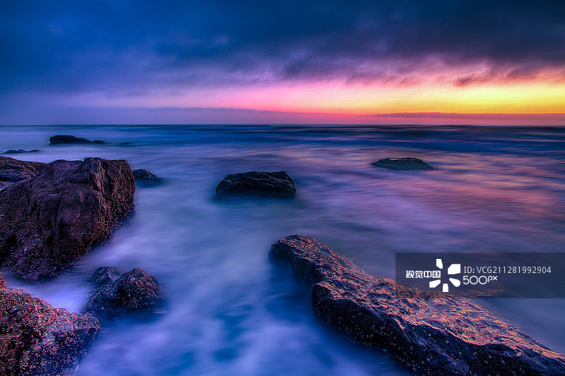 萨蒙溪海滩图片素材