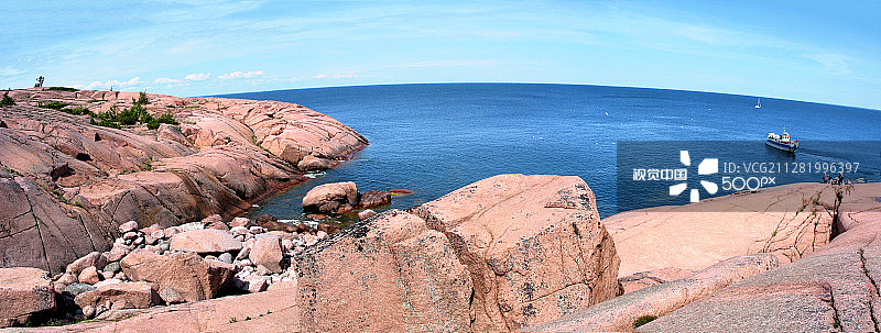 波罗的海的蓝色处女岛图片素材