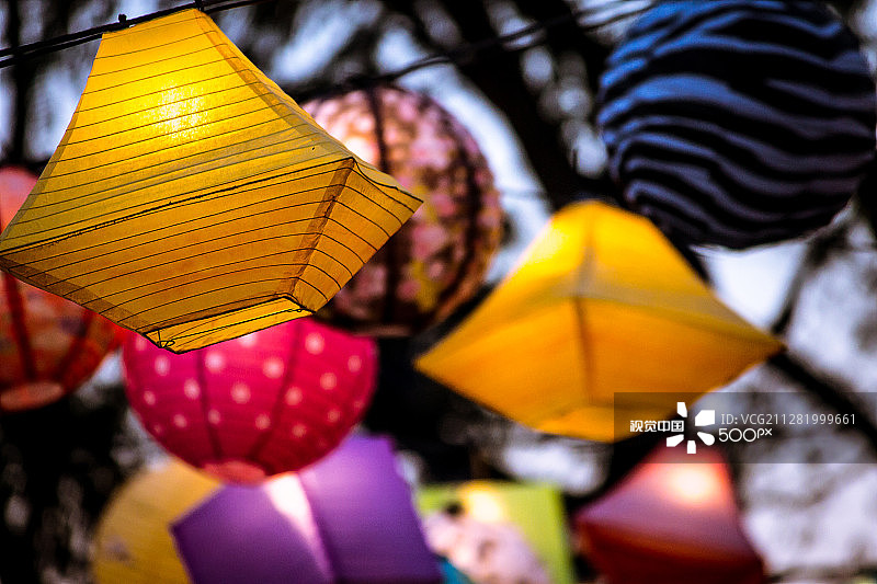 亚洲纸灯笼图片素材